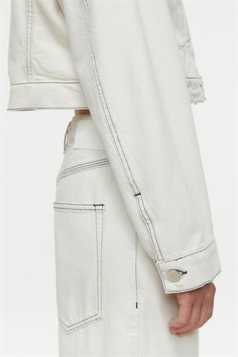 Closed, C97173 Boxy denim jacket, Ivory